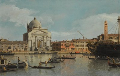 Venice, a view of the Churches of the Redentore and San Giacomo by Giovanni Antonio Canal